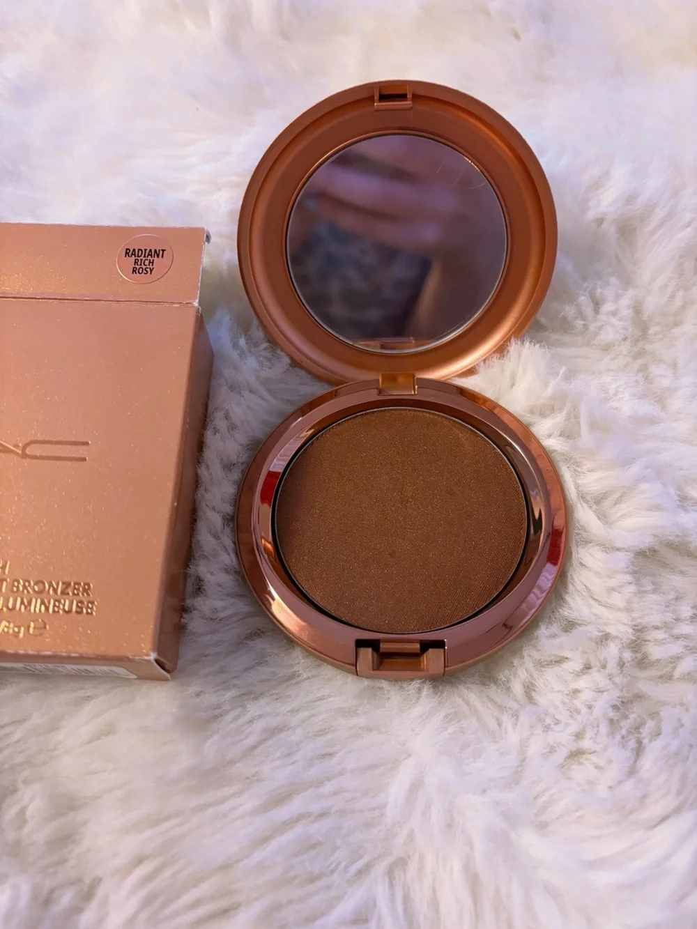 MAC Skinfinish Sunstruck Radiant Bronzer Powder Rich Rosy Brand New NIB